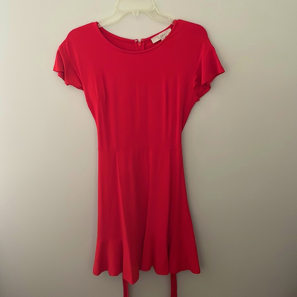 Vibrant Loft Tie Dress